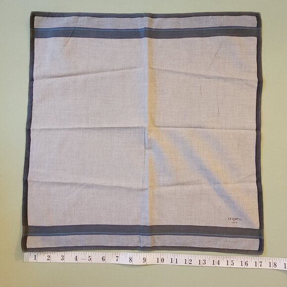 3 Designer Handkerchief Bundle Dunhill Ungaro Renoma Paris 18-19" - Picture 3 of 8